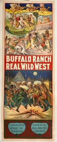 BUFFALO RANCH REAL WILD WEST POSTER