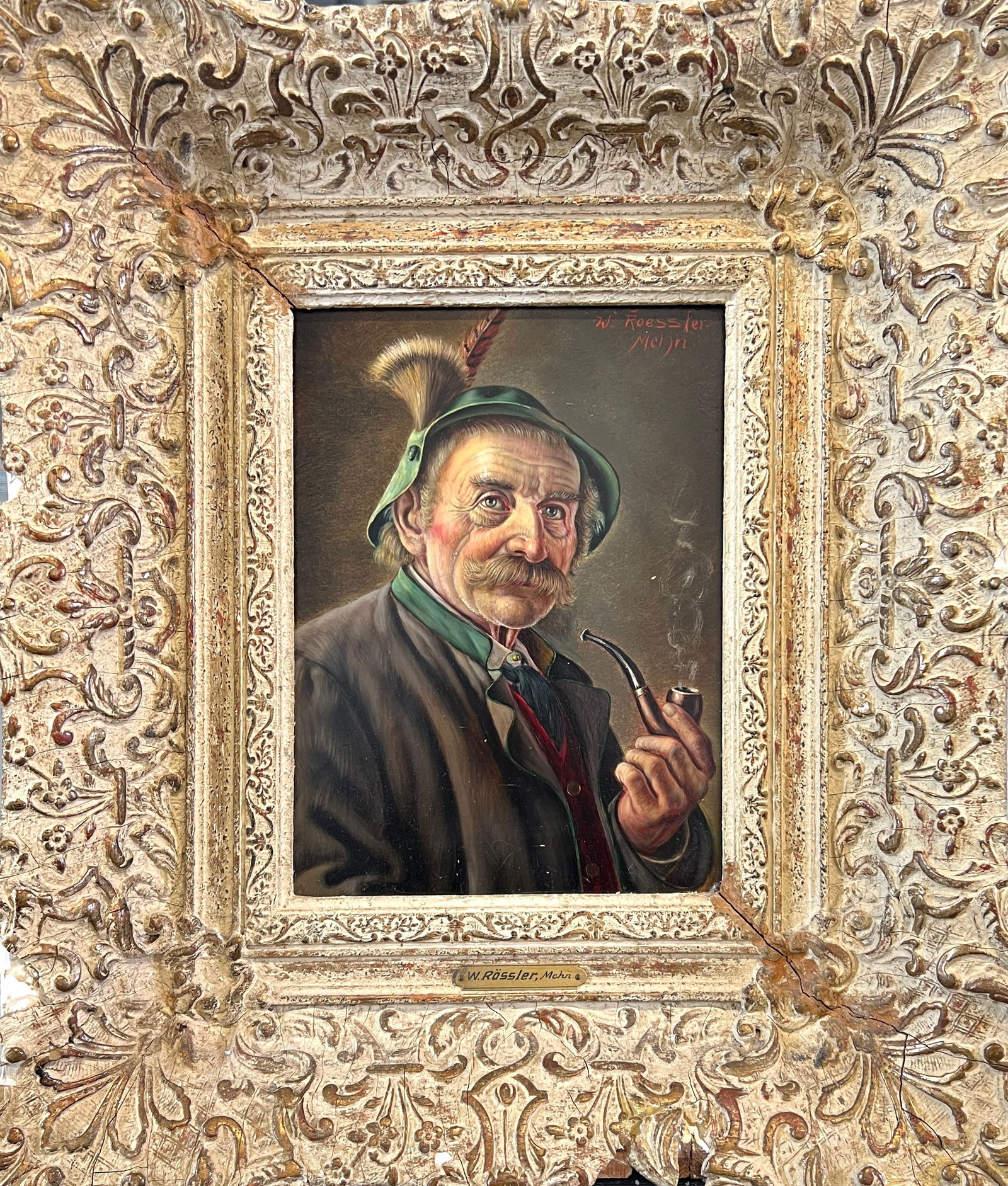 WALTER ROESSLER CHARACTER PAINTING (1 of 3)