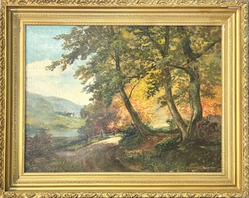 LARGE O/C LANDSCAPE PAINTING - MARINO