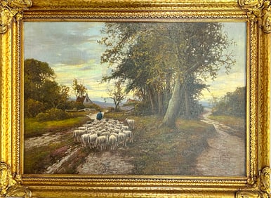 WILHELM HUGO RUPPRECHT PASTORAL PAINTING