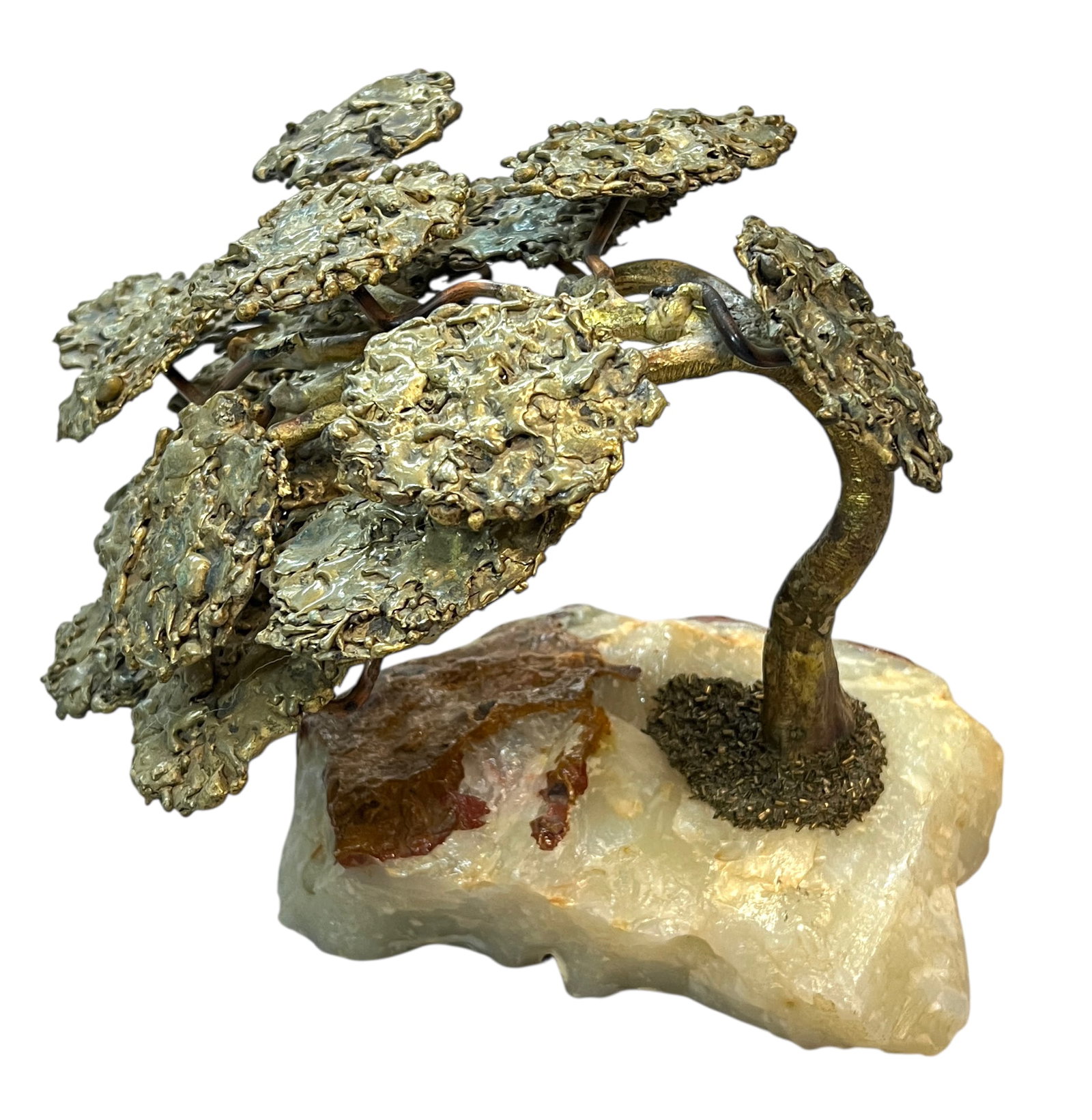 CURTIS JERE BRONZE BONSAI ART SCULPTURE (1 of 4)