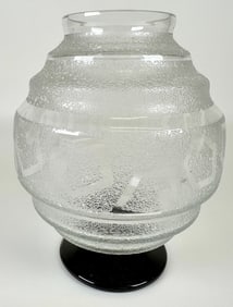 AFTER LE VERRE FRANCAIS CHARDER ART GLASS VASE