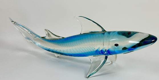 ROBERTO MORETTI ART GLASS SHARK