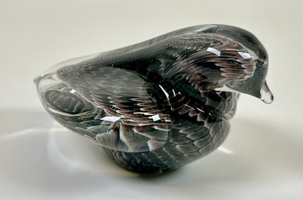 FM KONSTGLAS - SWEDEN - ART GLASS DOVE