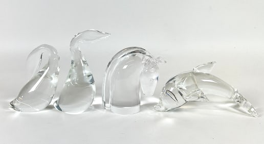 STEUBEN ART GLASS FIGURES