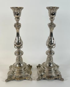 ART NOUVEAU WMF CANDLESTICKS