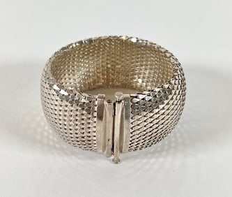 STERLING SILVER MESH BRACLET