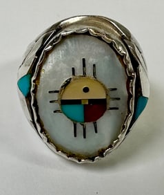 ZUNI NATIVE AMERICAN JEWELRY - HUSTITO