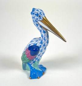 HEREND - HUNGARY, FISHNET PELICAN