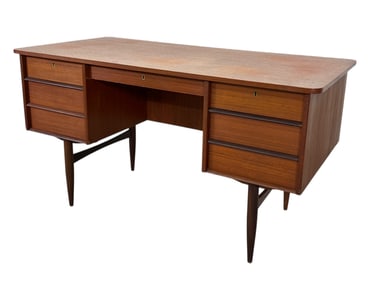 AFTER MAURICE VILLENCY TEAK DESK