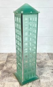 LARGE ART GLASS SKYSCRAPER