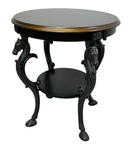 HORSE MOTIF OCCAISIONAL TABLE