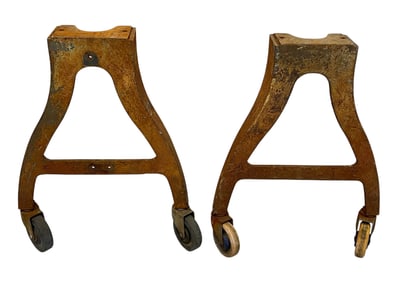 PAIR INDUSTRIAL SALVAGE - TABLE LEGS