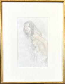 RAFAEL SOYER - NUDE PAINTING