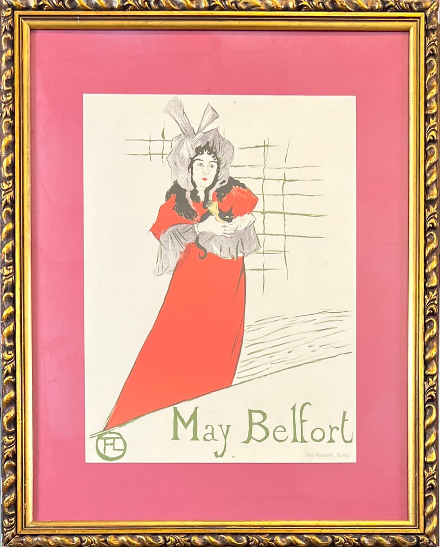 HENRI TOULOUSE-LAUTREC - MAY BELFORT LITHOGRAPH (1 of 1)