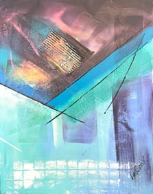 LEE REYNOLDS ABSTRACT PAINTING