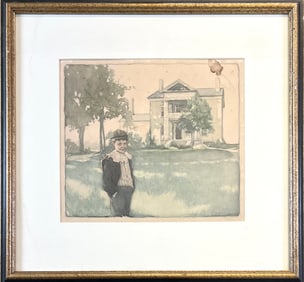 CHARLES S. CHAPMAN - CHILTON WATERCOLOR