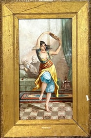 MAISON PICHENOT JULES LOEBNITZ TILE PLAQUE