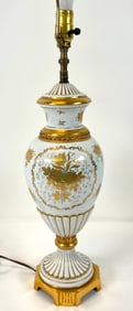 FRENCH LIMOGE TABLE LAMP