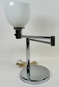 WALTER VON NESSON CHROME SWIVEL LAMP