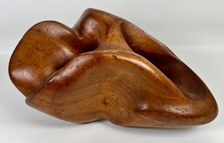 FREE-FORM WOODEN ART SCULPTURE