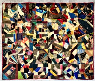 ANTIQUE CRAZY QUILT