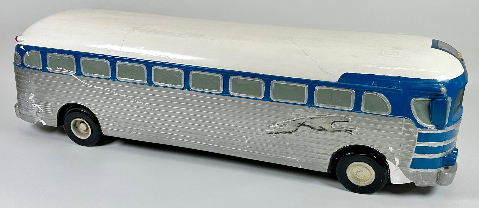 GREYHOUND BUS LINES TRADE SIGN (1 of 4)