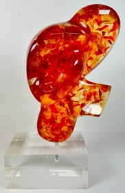 LARGE BALTIC AMBER SCULPTURE