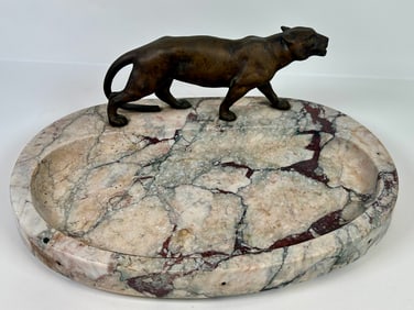 ART NOUVEAU TIGER DRESSER OR ASH TRAY