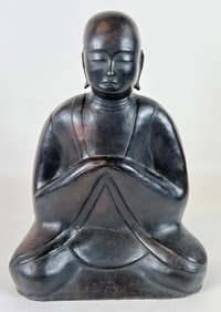BRONZE SHINTO PRIEST