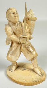 JAPANESE SAMURAI ORGANIC CARVING