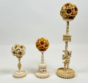 ORGANIC CARVED JAPANESE PUZZLE BALLS