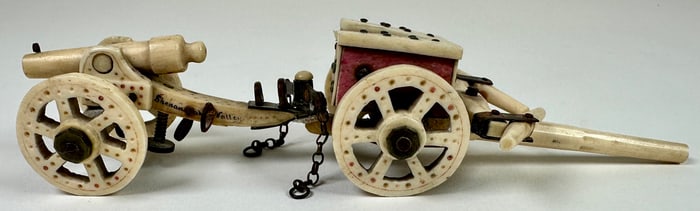 ORGANIC CARVED WAR CANNON