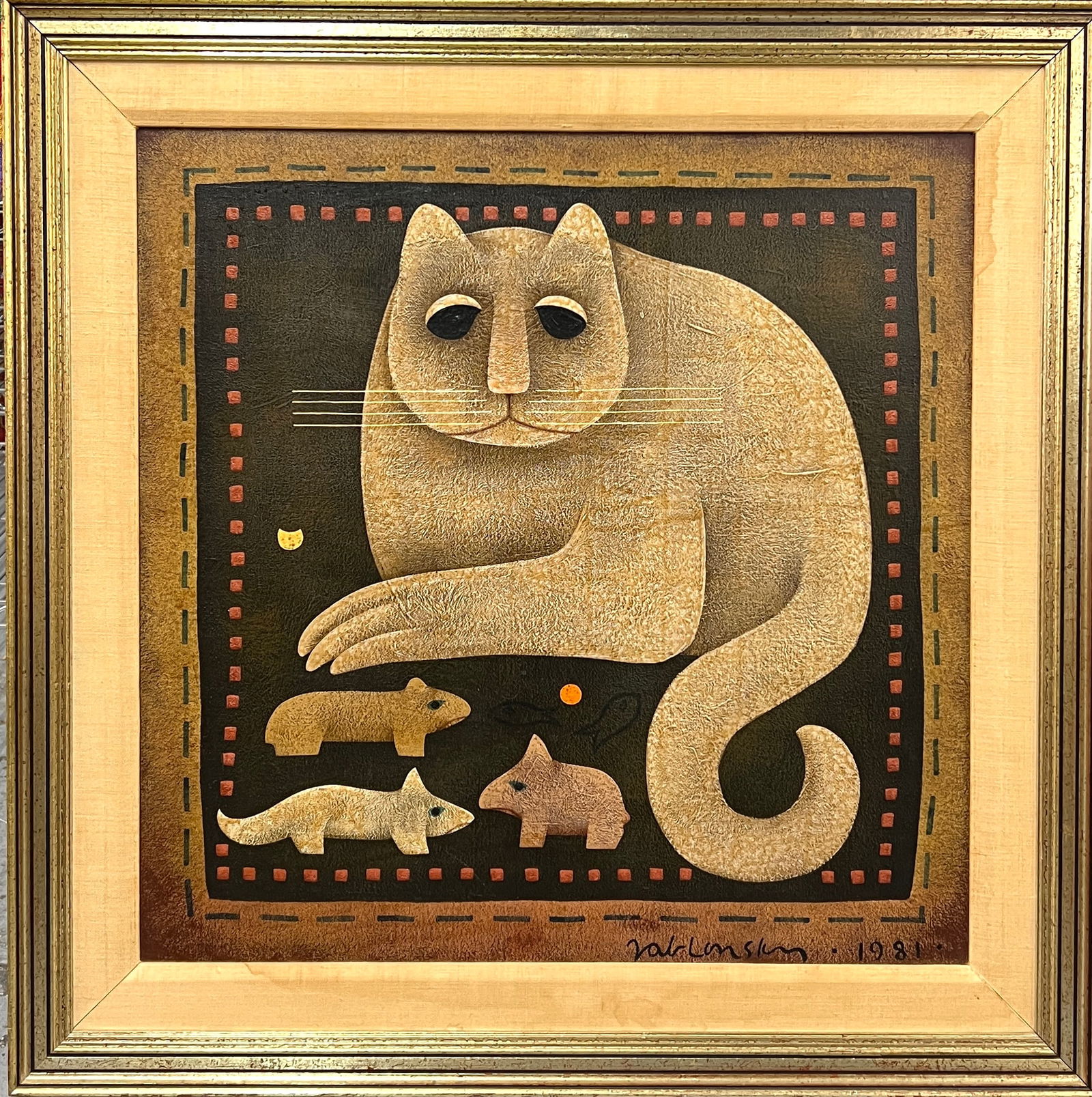 CAROL JABLONSKY - WHITE CAT - THREE FETISHES (1 of 3)