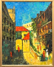 MYSTERY ARTIST - OIL ON CANVAS PAINTING