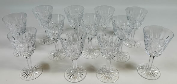 WATERFORD CRYSTAL - LISMORE CLARET STEMS