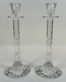 MARQUIS BY WATERFORD CRYSTAL CANDLESTICKS
