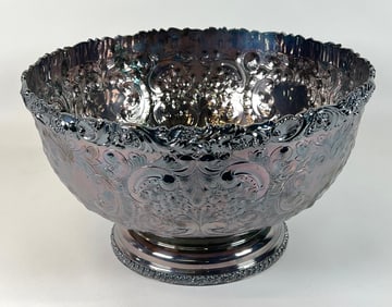 LARGE SILVERPLATE FRUIT OR PUNCH BOWL