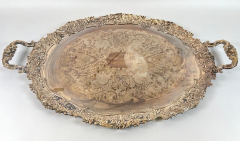 AFTER BOULTON AND WATT SILVERPLATE TRAY