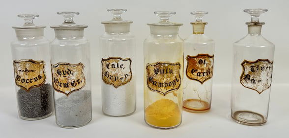 ANTIQUE APOTHECARY BOTTLES