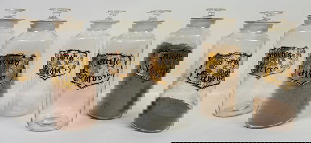 ANTIQUE APOTHECARY BOTTLES