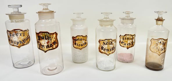 ANTIQUE APOTHECARY BOTTLES