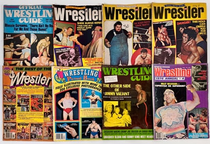 VINTAGE WRESTLING MAGAZINES