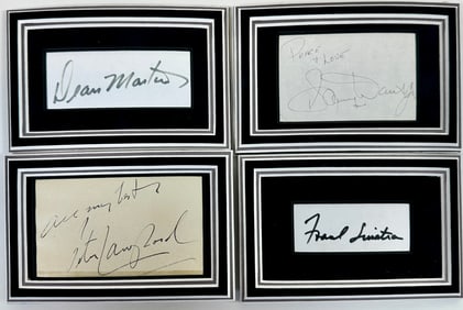 THE RAT PACK AUTOGRAPHS