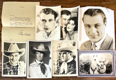 HOLLYWOOD FILM SILENT ERA STUDIO FAN PUBLICITY PHOTOS