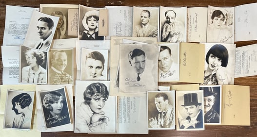 HOLLYWOOD FILM SILENT ERA STUDIO FAN PUBLICITY PHOTOS