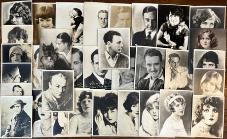 HOLLYWOOD FILM SILENT ERA STUDIO FAN PUBLICITY PHOTOS