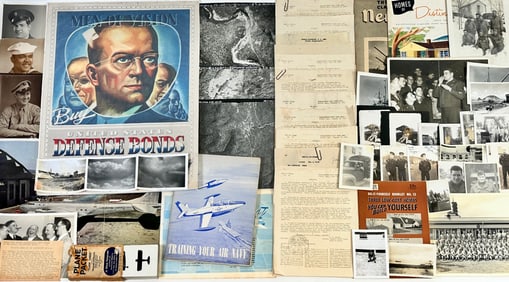 LARGE COLLECTION OF MILITARY RELATED EPHEMERA