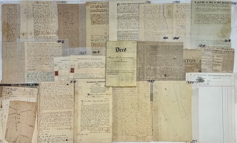 COLLECTION OF EARLY AMERICAN EPHEMERA