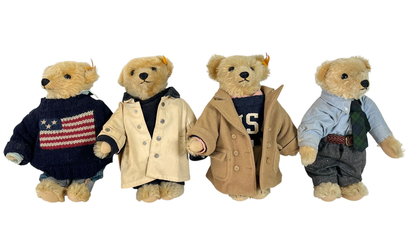Steiff Ralph Lauren Polo Varsity Steiff Bear Nmib
